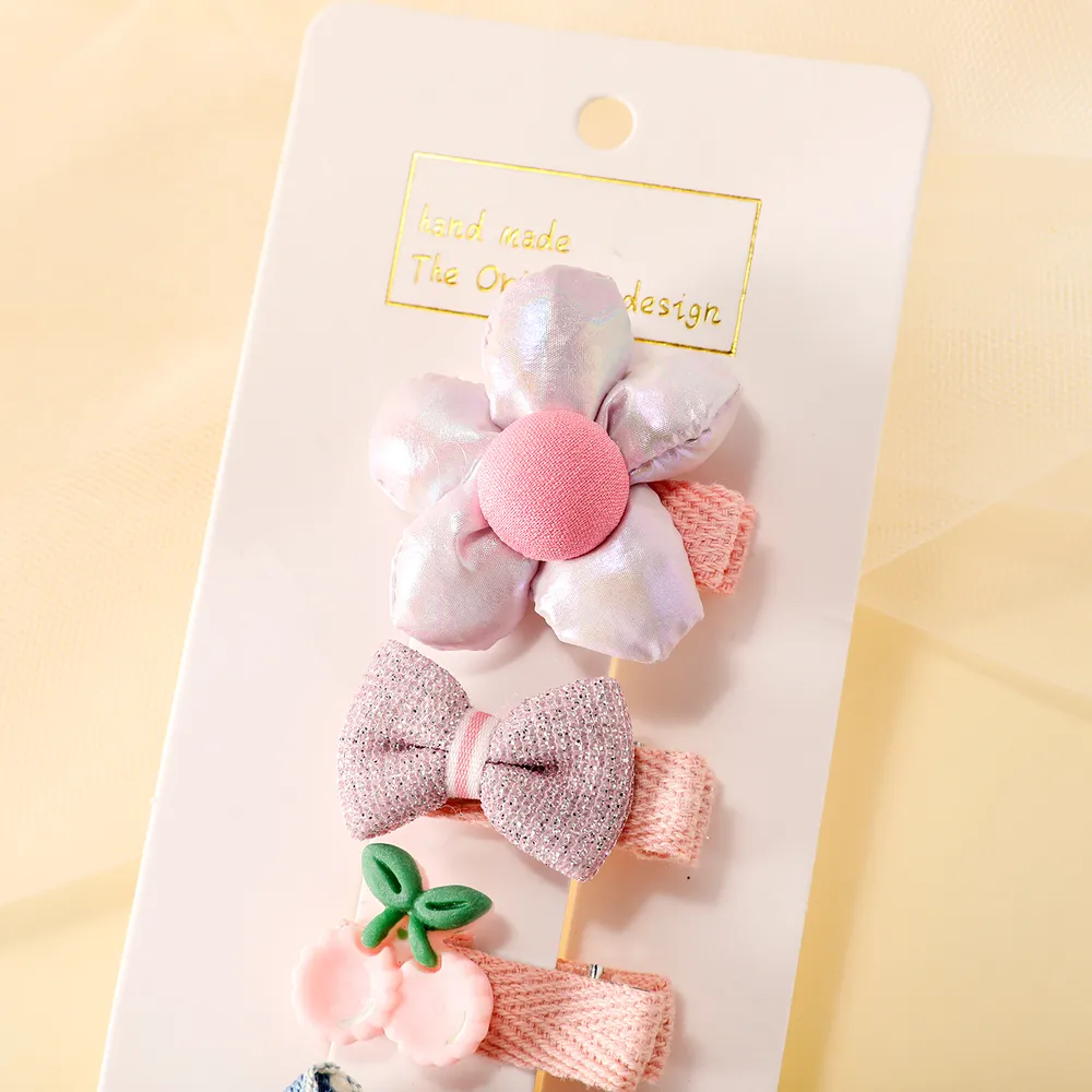 5-pack Toddler/Kid Cute Handmade Hairpin big image 3