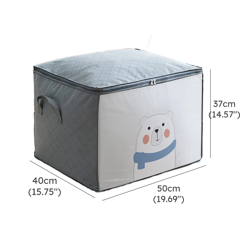 Comforter Storage Bag Non-woven Fabric Waterproof Organizers for Comforters Quilt Duvet Bedding big image 6