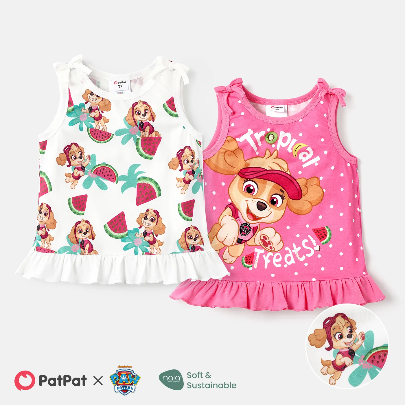 PAW Patrol Toddler Girl Character Print Naia™ Tank Top