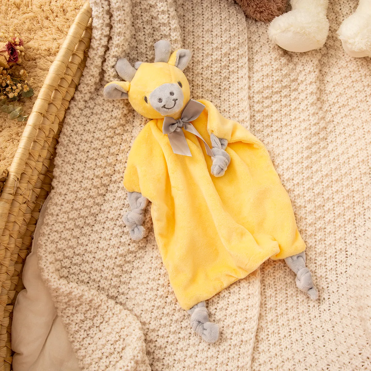 100% Cotton Baby Appease Towel Baby Animal Toys Soft Baby Sleeping Helper Newborn Accessory