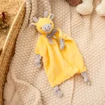 100% Cotton Baby Appease Towel Baby Animal Toys Soft Baby Sleeping Helper Newborn Accessory Yellow