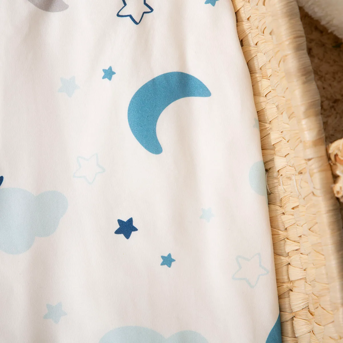 Capa removível para cama biônica de bebê capa removível e lavável espreguiçadeira de bebê capa de ninho de bebê sem zíper Branco big image 1