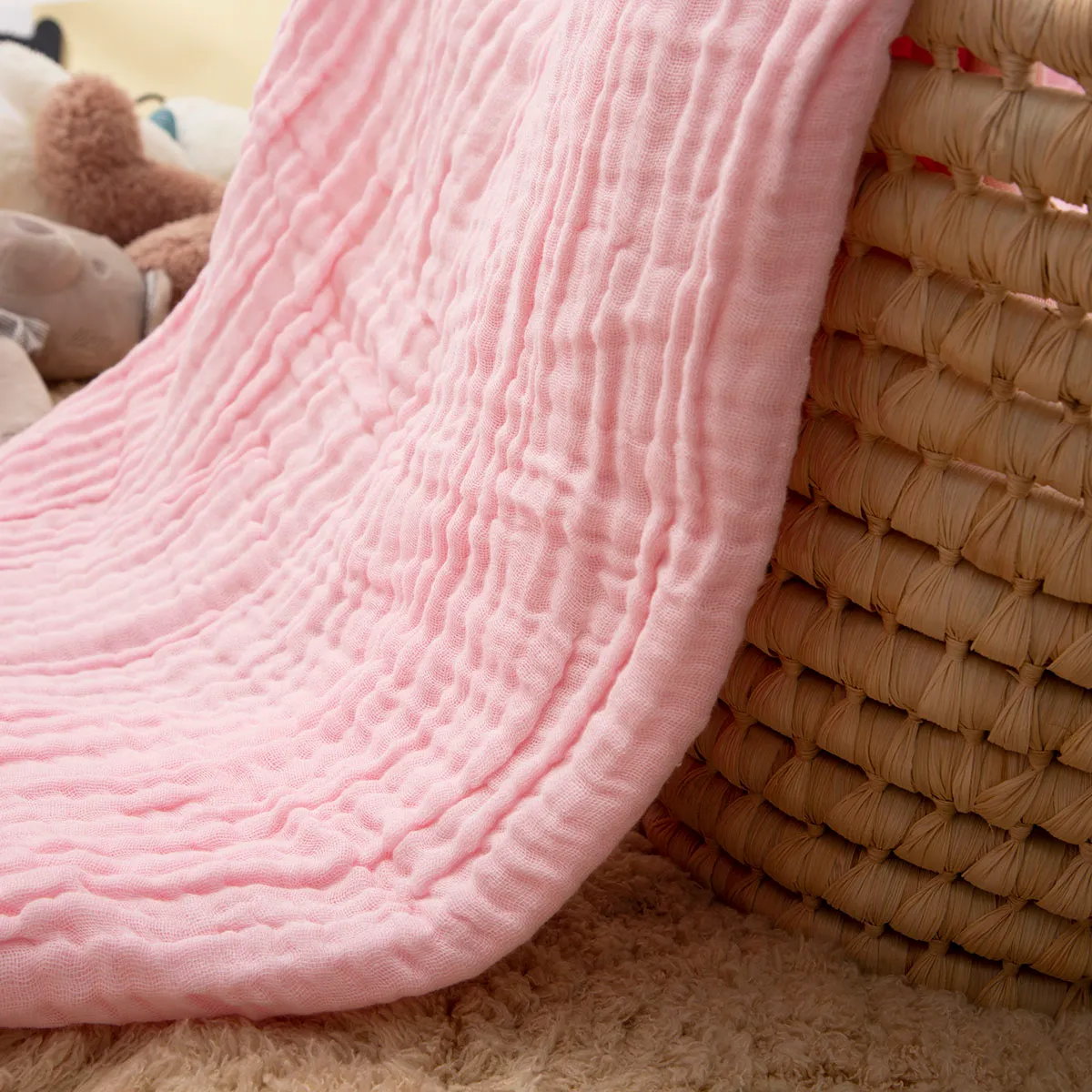 100% Cotton Baby Gauze Wearable Blankets Quilt  image 2