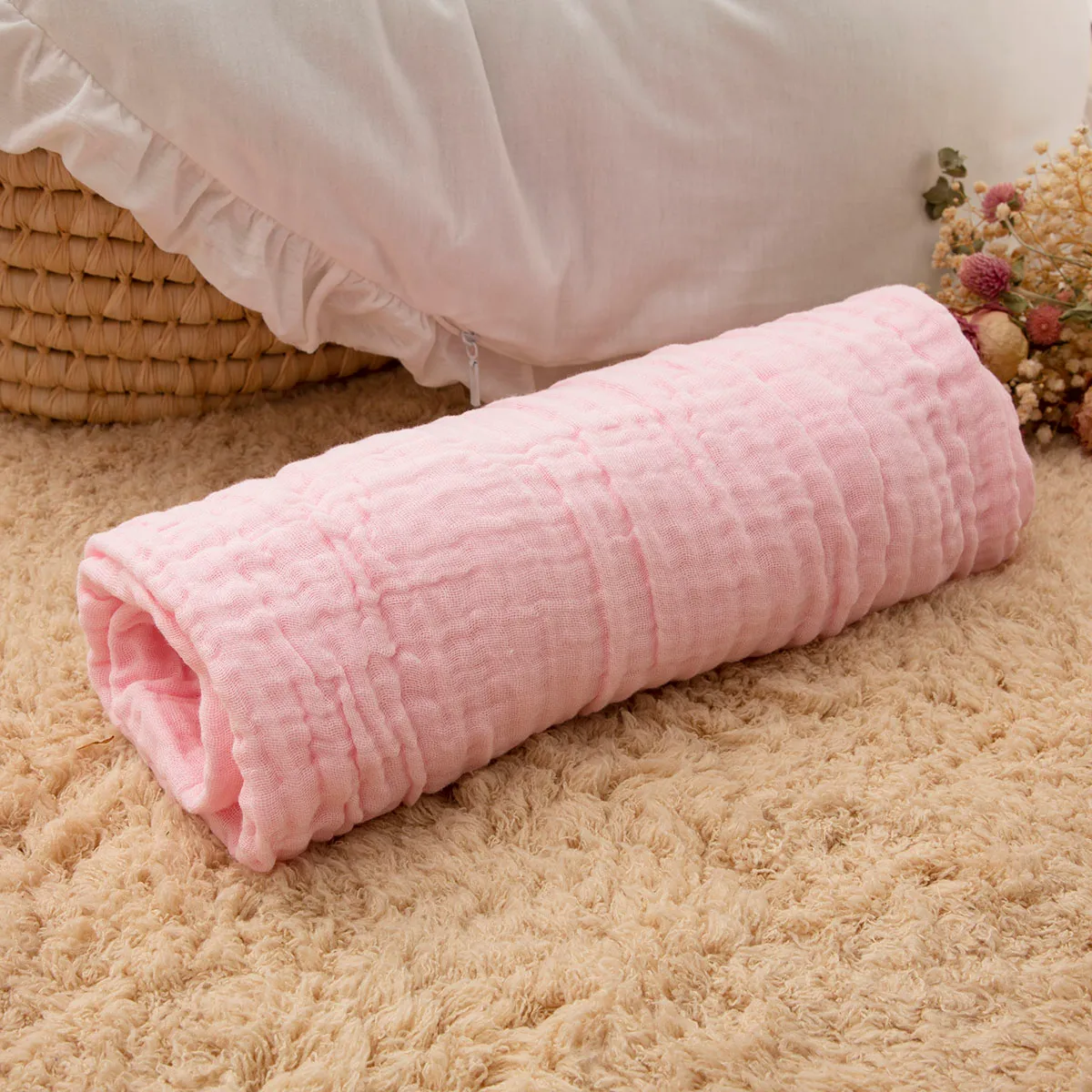 100% Cotton Baby Gauze Wearable Blankets Quilt  big image 1