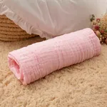 100% Cotton Baby Gauze Wearable Blankets Quilt Light Pink