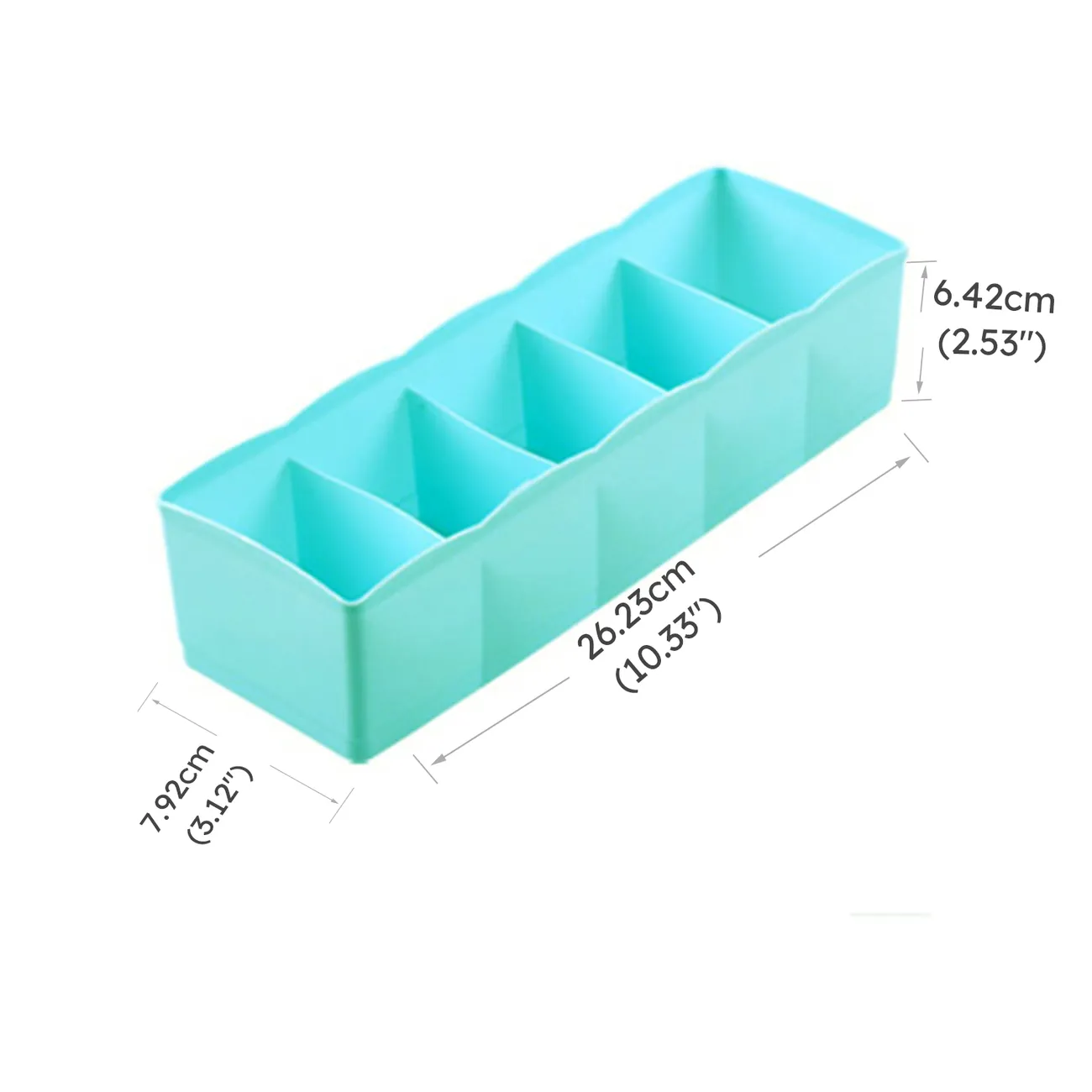 Convenient Drawer Clothes/Cosmetic Storage Box Blue big image 1