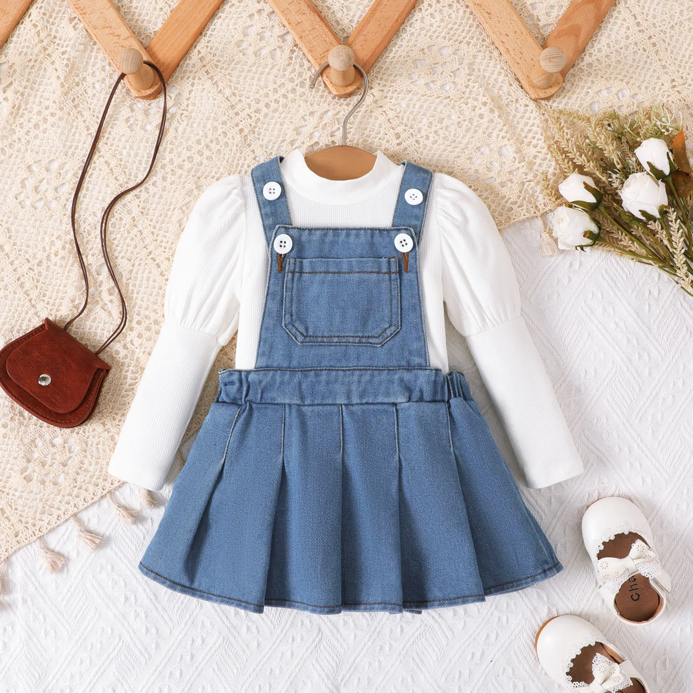 dungaree dress for baby girl