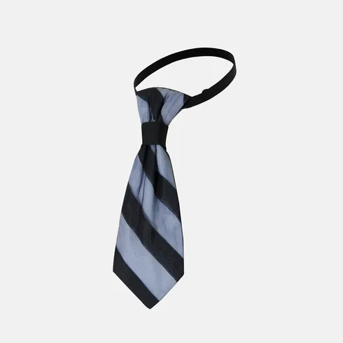 Go-Glow Light Up Stripe Mesh Necktie Including Controller (Battery Inside) Black/White big image 6