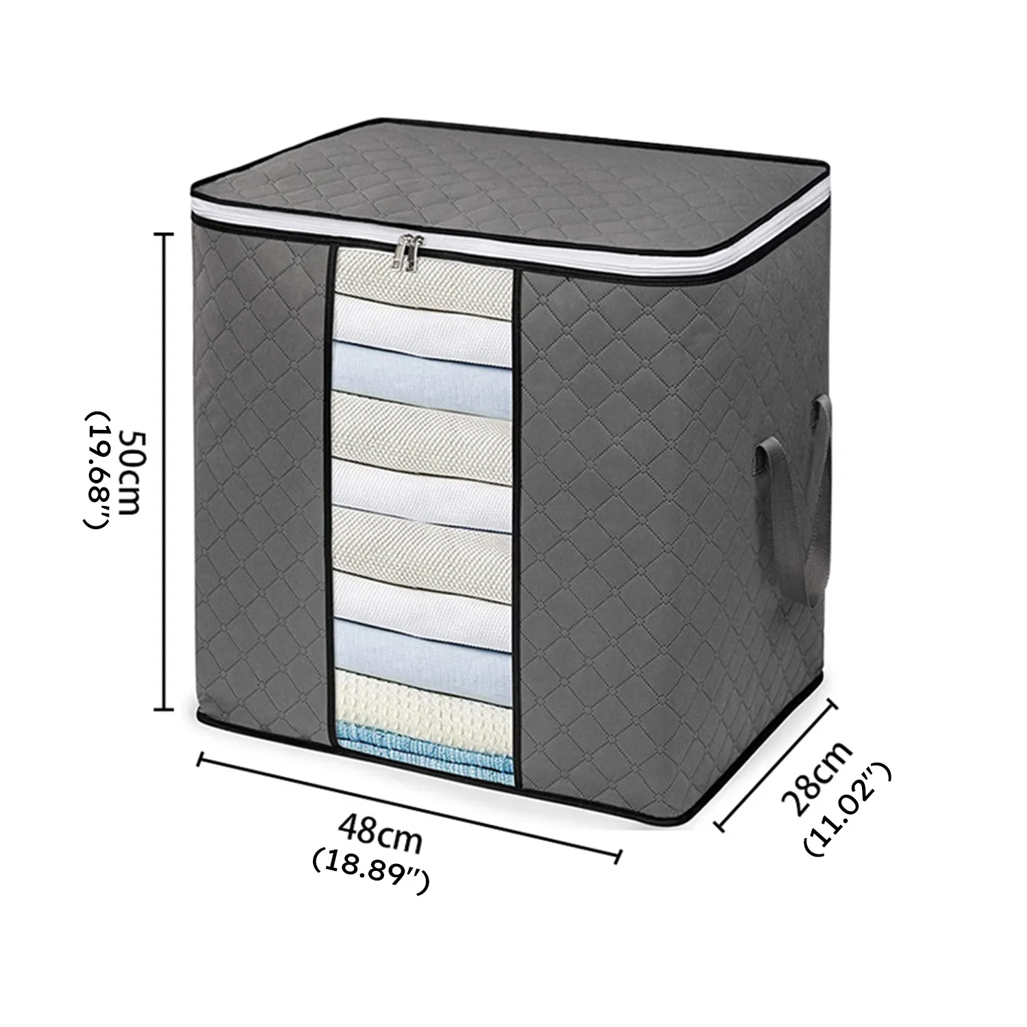 Collapsible Clothes Storage Bag  big image 1