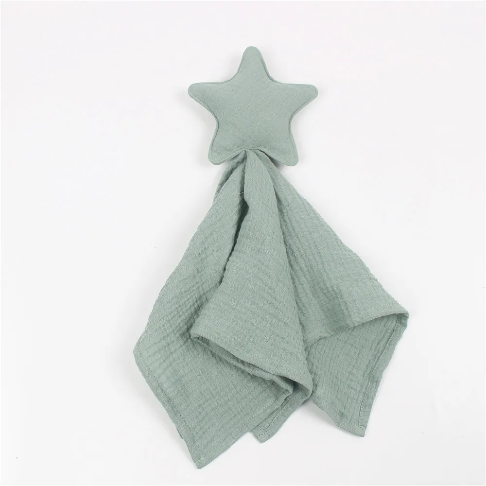 Cotton Crinkle Cloth Pacifier Towel For Baby