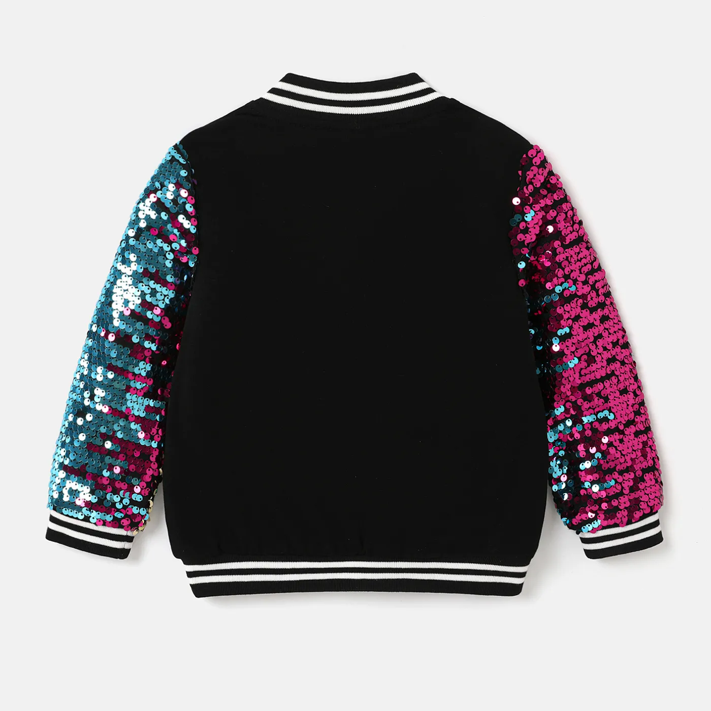L.O.L. SURPRISE! Toddler/Kid Girl Character Print Sequin Long-sleeve Jacket  Black image 5