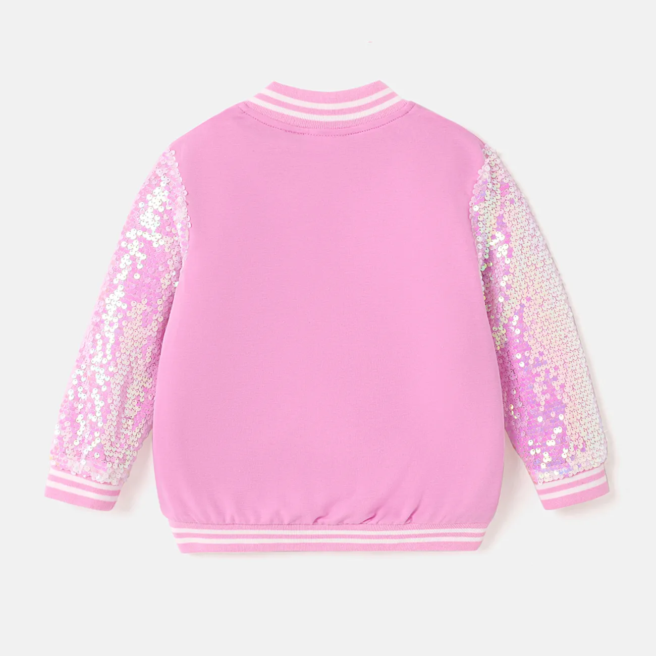 L.O.L. SURPRISE! Toddler/Kid Girl Character Print Sequin Long-sleeve Jacket  Pink big image 1