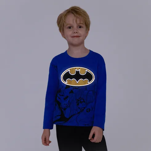 Go-Glow BATMAN Illuminating Blue Sweatshirt with Light Up Batman Pattern Including Controller (Battery Inside) Blue big image 6