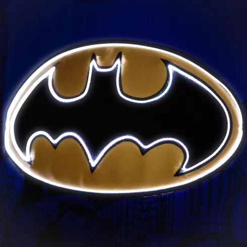 Go-Glow BATMAN Illuminating Blue Sweatshirt with Light Up Batman Pattern Including Controller (Battery Inside) Blue big image 7