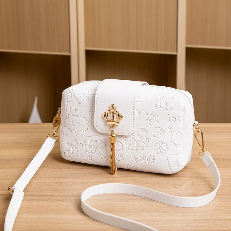 Girls exquisite print camera bag, shoulder/cross-body dual-use bag  image 2