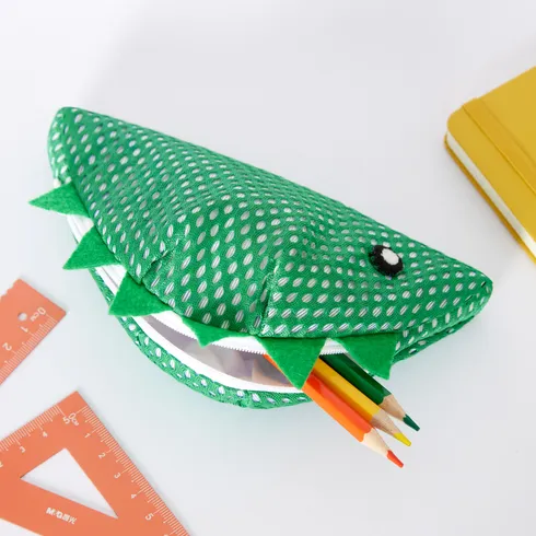 Go-Glow Light Up Pencil Case with Dinosaur Pattern Including Controller (Battery Inside) Green big image 7