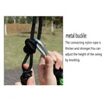 Portable Nylon U-shaped Swing for Outdoor, Indoor and Garden Activities  Green image 5