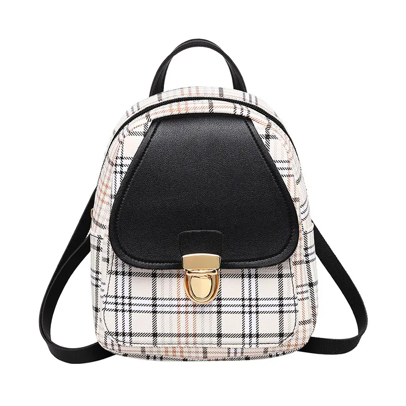 Crianças / Toddler Casual Moda Colorblock Mochila Clássica para Menina Preto