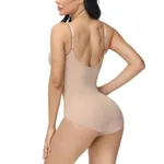 Seamless Bodysuit with Detachable Straps, Push-up Bust, Tummy Control, and Butt Lifting  image 3