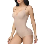 Seamless Bodysuit with Detachable Straps, Push-up Bust, Tummy Control, and Butt Lifting  image 4