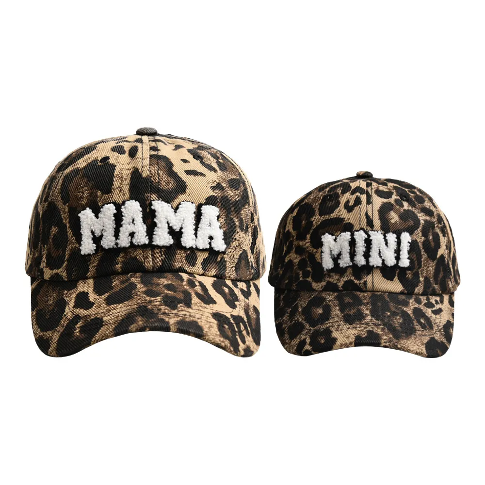 2-pack Soft and comfortable baseball cap 100% cotton for Mommy and Me Color-A