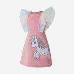 Go-Glow Illuminating Kid Dress with Light Up Unicorn Pattern Including Controller (Battery Inside)  image 3