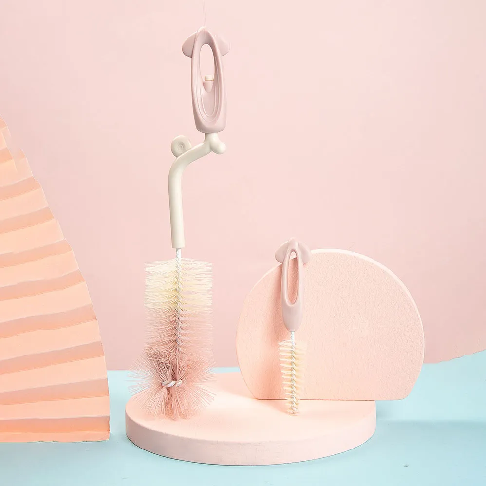 Two-Piece Set Bottle Brush for Efficient Cleaning of Baby Bottles  big image 1