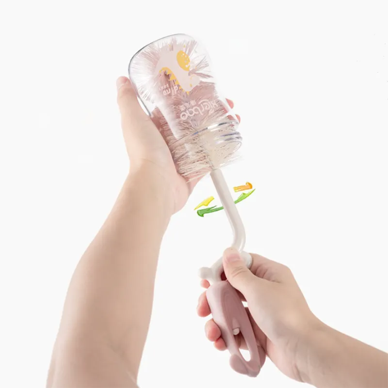 Two-Piece Set Bottle Brush for Efficient Cleaning of Baby Bottles  image 4