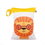 Cute Double-Zipper Waterproof Bag for Storing Baby's Diapers Ginger