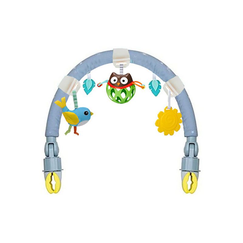 Baby Bed Hanging Bell - Infant Stroller Mobile Musical Toy With Bed Clamp, Seat Clip, And Carriage Hanging Strap