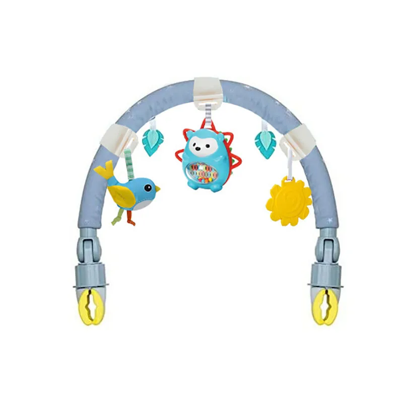 Baby Bed Hanging Bell - Infant Stroller Mobile Musical Toy With Bed Clamp, Seat Clip, And Carriage Hanging Strap