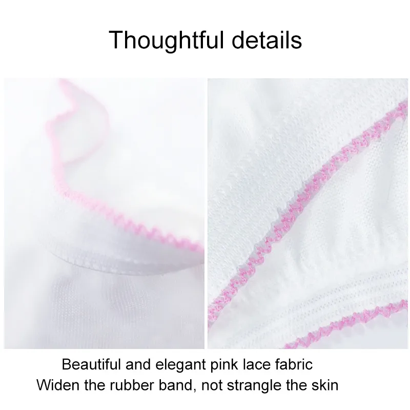 Disposable Cotton Maternity Underwear for Postpartum Recovery White image 4