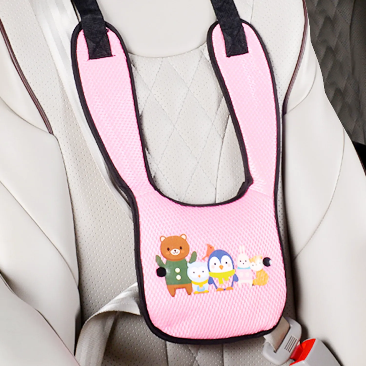 

Child Safety Belt Adjuster - Convenient and Protective Car Seat Accessory for Children