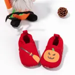 Halloween Baby Glow In The Dark Pumpkin Print Prewalker Shoes  image 6