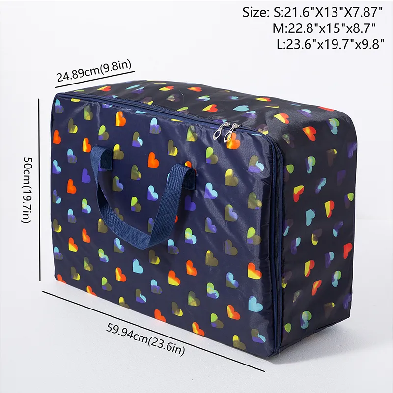 3pcs Cloth Organize Set Storage Bags 210D Foldable Waterproof Oxford Fabric Shell  big image 8