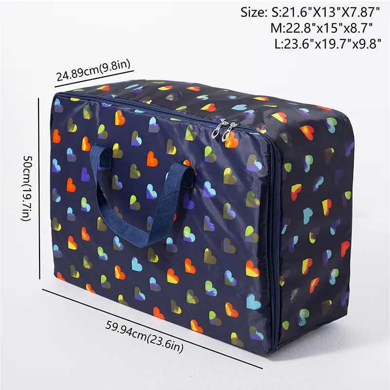 3pcs Cloth Organize Set Storage Bags 210D Foldable Waterproof Oxford Fabric Shell big image 8