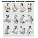 3-in-1 Multi-Functional Combination Infant Carrier Waist Stool  image 3