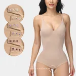 Seamless Bodysuit with Detachable Straps, Push-up Bust, Tummy Control, and Butt Lifting  image 5
