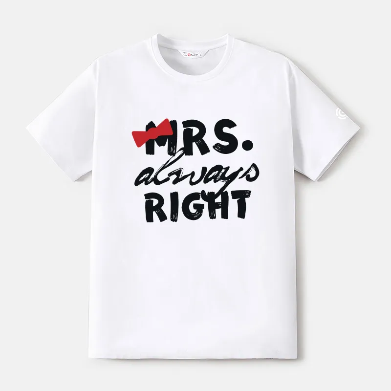 Go-Neat Water Repellent and Stain Resistant Family Matching Solid Short-sleeve Tee White