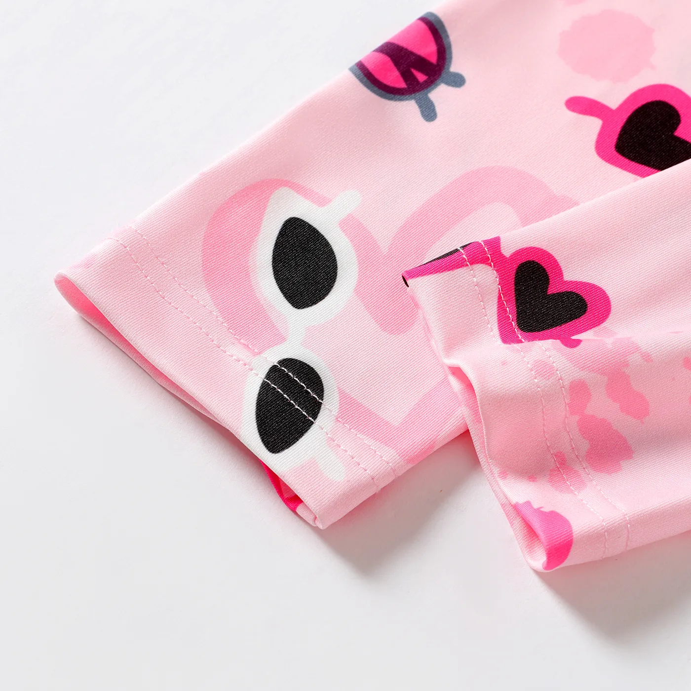 Barbie Kid Girl Letter/Glasses Print/Houndstooth Elasticized Leggings   image 5