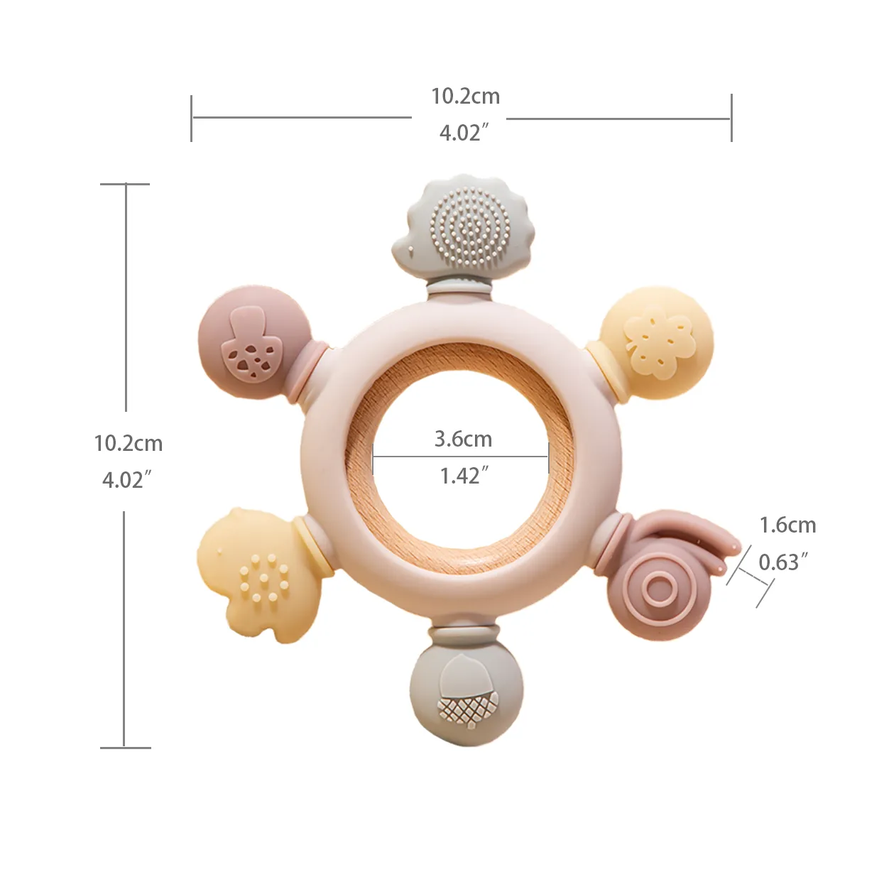 BPA-Free Silicone Teething Toy   image 5