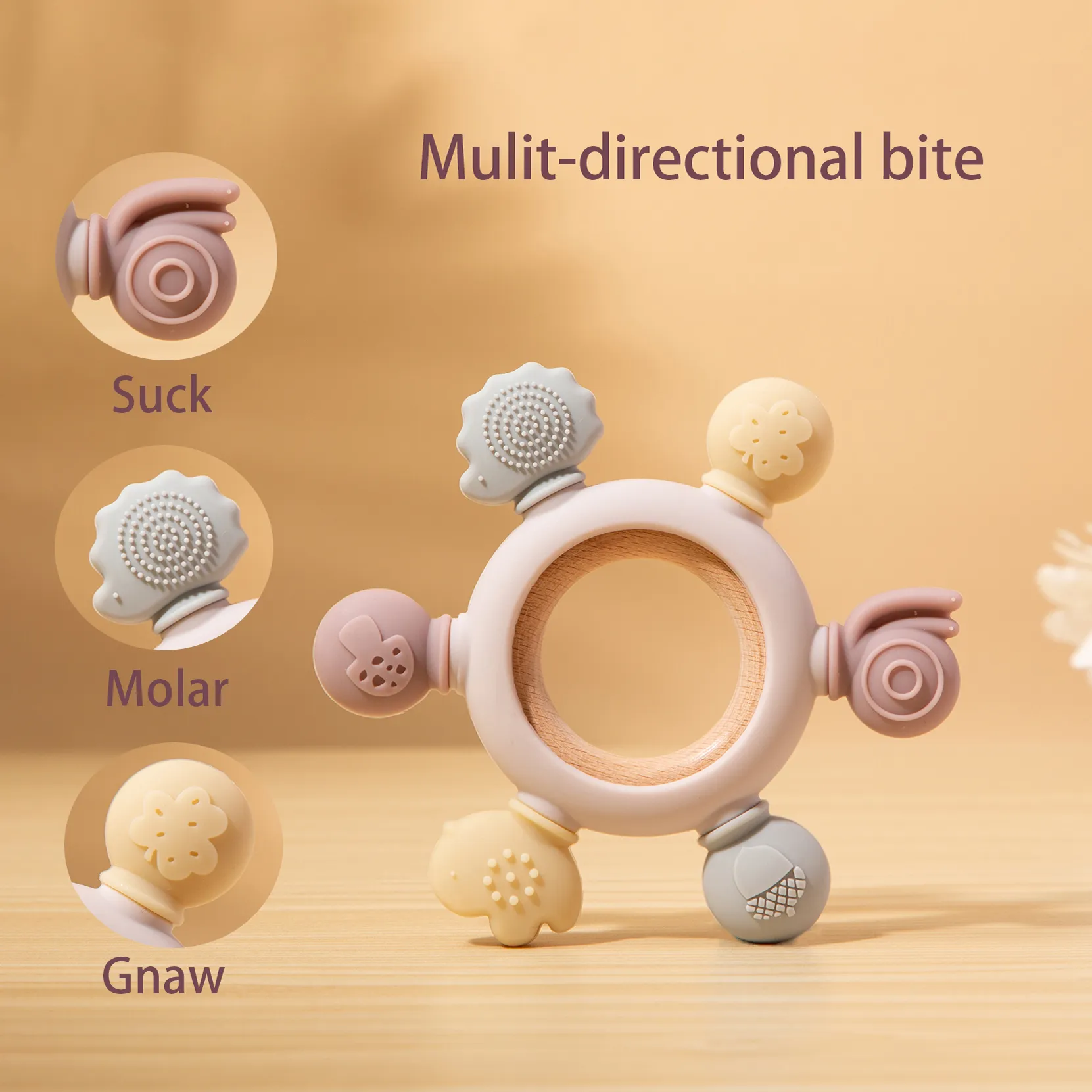 BPA-Free Silicone Teething Toy   image 6