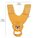 Hands-Free Baby Feeding Carriage Hanger with Magic Tape for Easy Installation and Disassembly Orange