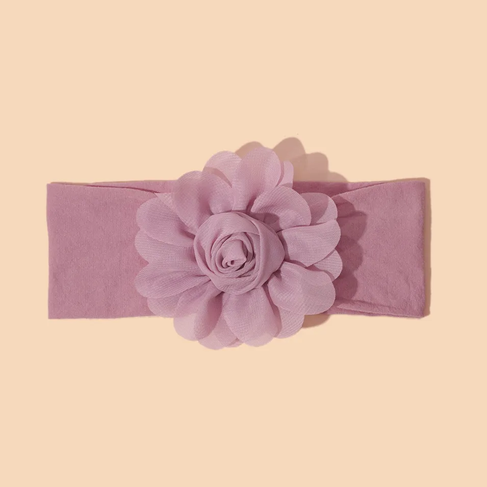 Toddler/baby sweet mesh flower headdress Light Purple