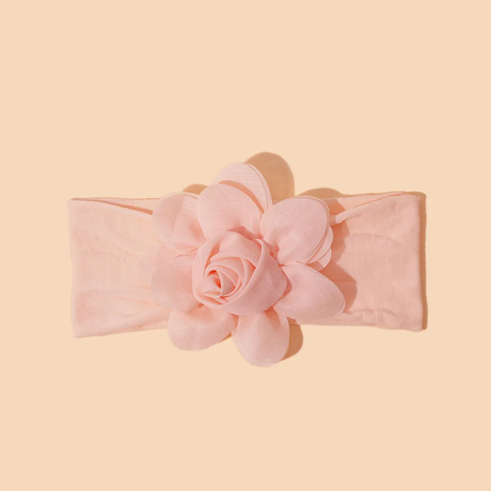 Toddler/baby sweet mesh flower headdress Pink
