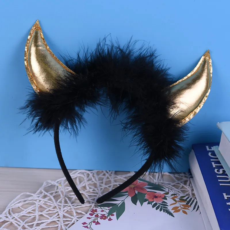 Kids/toddler Childlike Halloween Horn Shape, Glow Headband  image 1