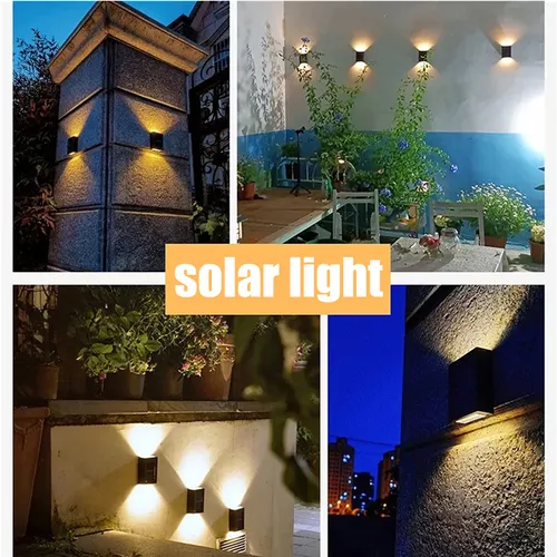 Lumières solaires extérieures pour escaliers, couloirs et cours - Éclairage LED décoratif