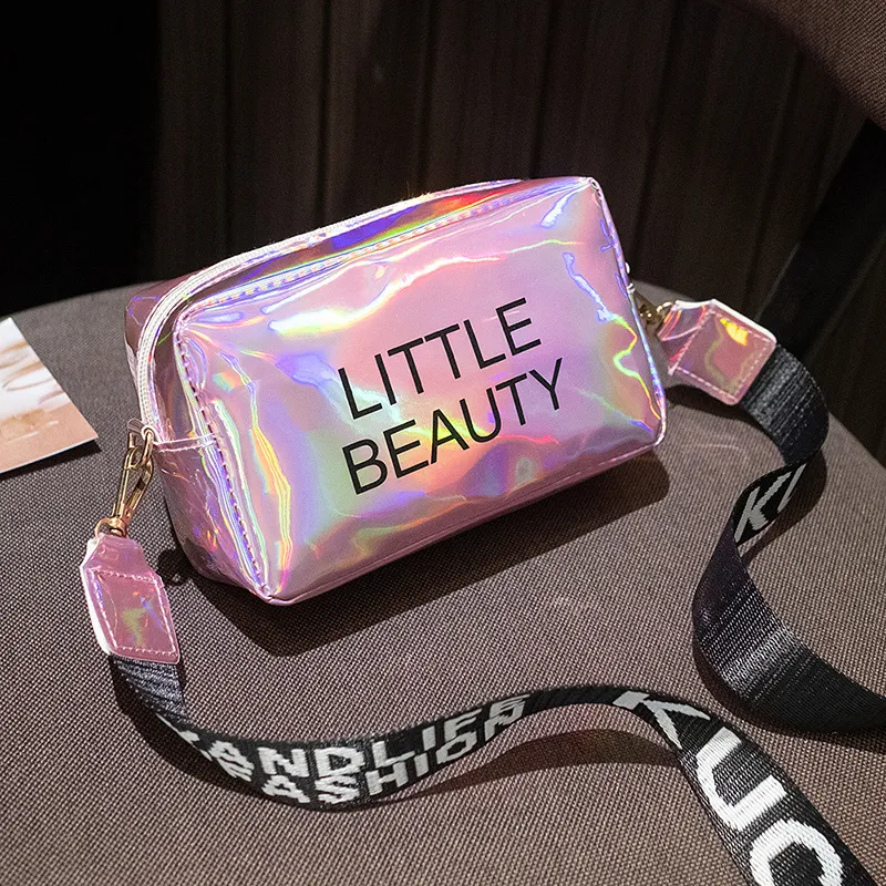 Kids/toddler‘s like Small laser bag for mobile phone or money, single-shoulder or diagonal-span dual-use bag