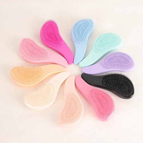 Hairdressing comb wet and dry massageable portable for  Mommy and Me 