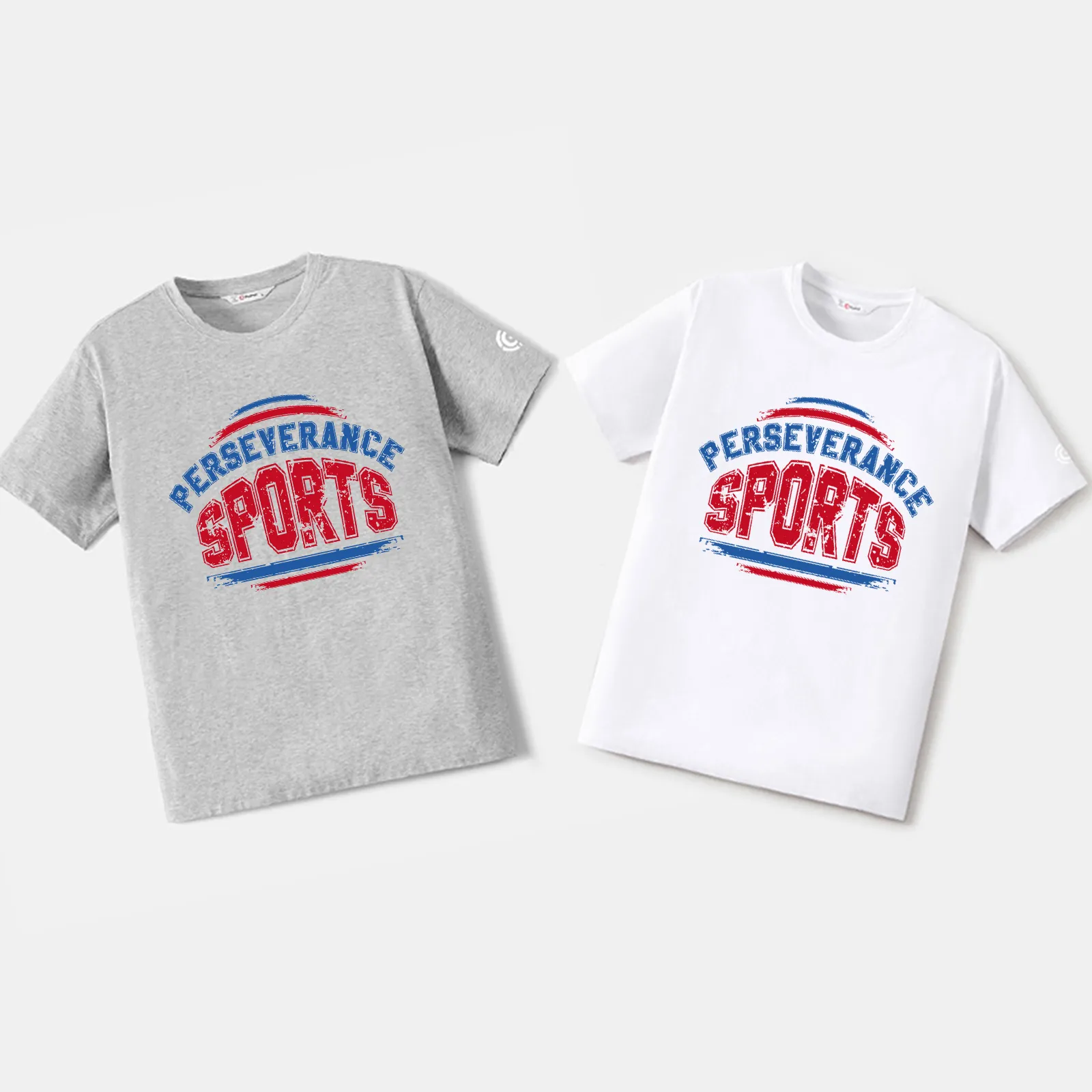 Go-Neat Water Repellent and Stain Resistant Family Matching Solid Short-sleeve Tee